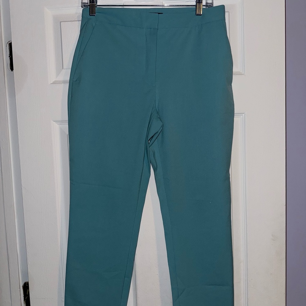 Zara Teal Straight Leg Pants